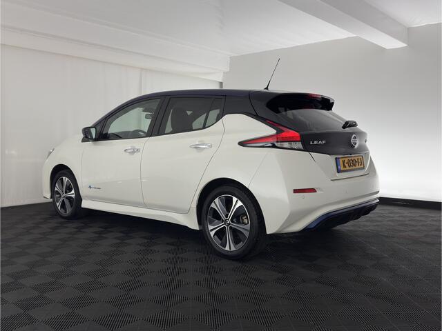 Nissan LEAF e+ Tekna 62 kWh {SOH-95%} (INCL-BTW) *Aut.*LEATHER-MICROFIBRE | FULL-LED | ADAPTIVE-CRUISE | BOSE-AUDIO | TOP-VIEW | DAB | KEYLESS | NAVI-FULLMAP | DAB | HEATED-COMFORTSEATS | BLIND-SPOT | PRIVACY-GLASS | 17''ALU*