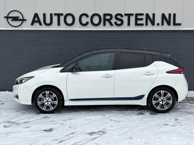 Nissan LEAF e+ Business Executive 62kWh SOH 90% Warmtepomp Trekhaak Leder Navi Ecc Bose®-Hifi Apple Carplay Android Auto Adap.Cruise 360°Camera Stoel+Stuurverwarming Led Two-Tone lak 1e Eigenaar Origineel Nederlandse Auto