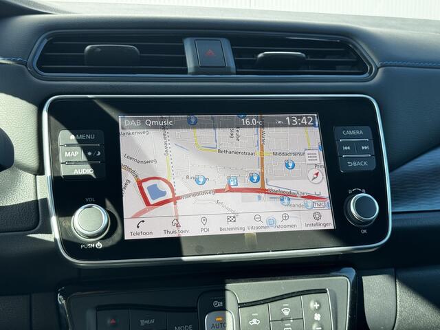 Nissan LEAF e+ N-Connecta 62 kWh / Soh 92,56% / Navigatie / Parkeersensoren v+a / Winter en zomer set / Stoelverwarming /