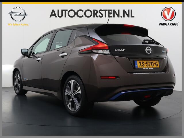 Nissan LEAF Tekna 40kWh Leer Bose®-Hifi Apple Carplay Android Auto Adap.Cruise 360°Camera Navi Ecc Stoel+Stuurverwarming Keyless DAB Dodehoek detector Rijstrooksensor Uitparkeer waarschuwing Verkeersbord detectie Bluetooth Privacy Glas Lmv 17" SOH 87.93% Origineel Ne