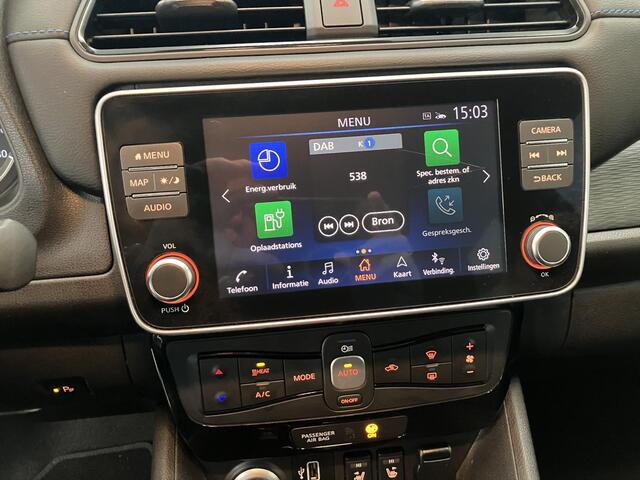 Nissan LEAF N-Connecta 40 kWh / 270 KM WLTP / Eerste Eigenaar / Dealer Onderhouden / Navigatie / 360 Graden Camera / Stoel- en Stuurverwarming / Keyless /
