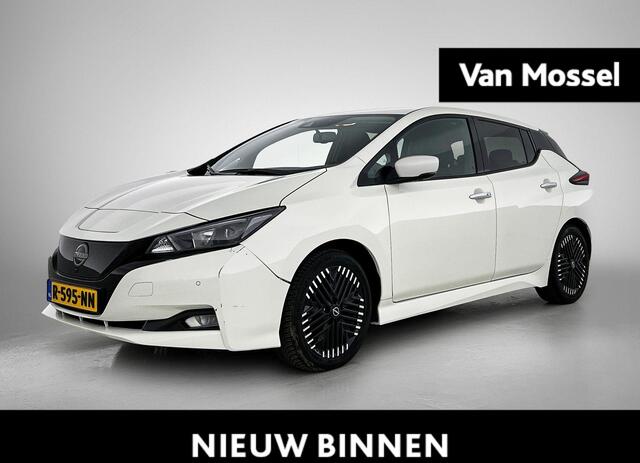Nissan LEAF N-Connecta 40 kWh | navigatiesysteem full map |airco automatisch | Apple Carplay/Android Auto | cruise control adaptief | dodehoekdetectie met correctie | lichtmetalen velgen 17" | voorstoelen verwarmd | warmtepomp |