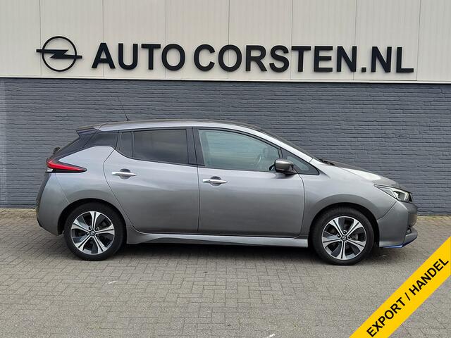 Nissan LEAF e+ N-Connecta 62kWh Adap.Cruise Warmtepomp Leder+Verwarmd 360°Camera Ecc Stuurverwarming Navi Apple Carplay/Android Auto Lmv Privacy Glas Isofix DAB Bluetooth Led Dodehoekdetectie 1e Eigenaar Origineel Nederlandse Auto