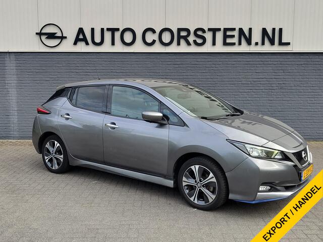 Nissan LEAF e+ N-Connecta 62kWh Adap.Cruise Warmtepomp Leder+Verwarmd 360°Camera Ecc Stuurverwarming Navi Apple Carplay/Android Auto Lmv Privacy Glas Isofix DAB Bluetooth Led Dodehoekdetectie 1e Eigenaar Origineel Nederlandse Auto