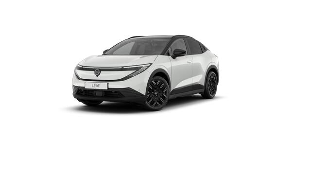 Nissan LEAF Evolve 52 kWh | 19'' lichtmetalen velgen | 3D-signatuur achterlichten en een doorlopende frontsignatuurlamp met verlicht Nissan-logo | Blind Spot (Warning & Intervention)