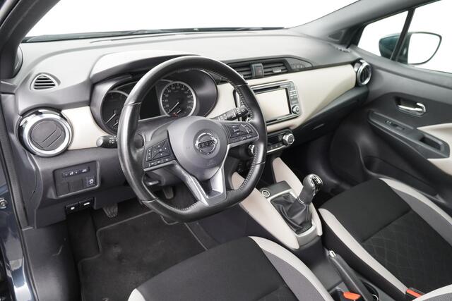 Nissan MICRA BWJ 2019 | 0.9 IG-T 90PK N-Way | Clima | PDC | Navi | Cruise | Privacy glass | LED | Lichtmetaal |