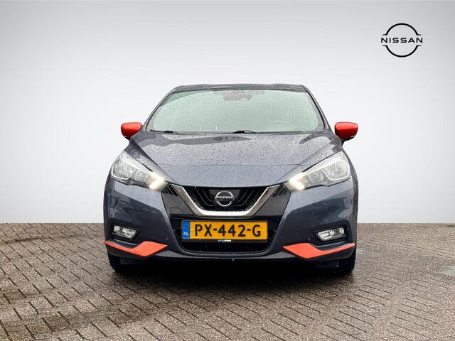 Nissan MICRA 0.9 IG-T Tekna Design Pack | Vol-Leder | BOSE Audio | 360° Camera | Stoelverwarming | Navigatie | Dodehoek Detectie | Cruise & Climate Control | Rijklaarprijs!