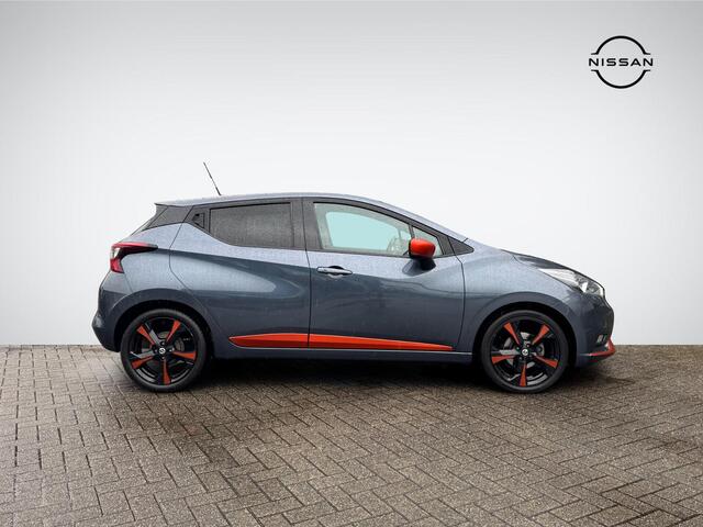 Nissan MICRA 0.9 IG-T Tekna Design Pack | Vol-Leder | BOSE Audio | 360° Camera | Stoelverwarming | Navigatie | Dodehoek Detectie | Cruise & Climate Control | Rijklaarprijs!