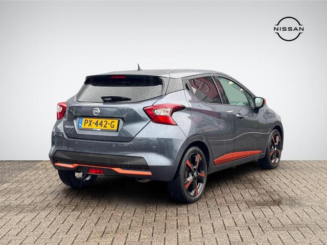Nissan MICRA 0.9 IG-T Tekna Design Pack | Vol-Leder | BOSE Audio | 360° Camera | Stoelverwarming | Navigatie | Dodehoek Detectie | Cruise & Climate Control | Rijklaarprijs!