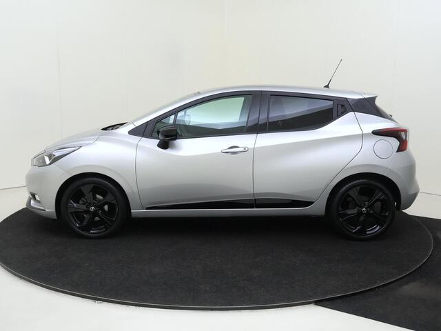 Nissan MICRA 1.0 IG-T N-Tec | Zwarte lichtmetalen velgen 17" | Navigatie | Airco | Stoelverwarming | Parkeersensoren achter