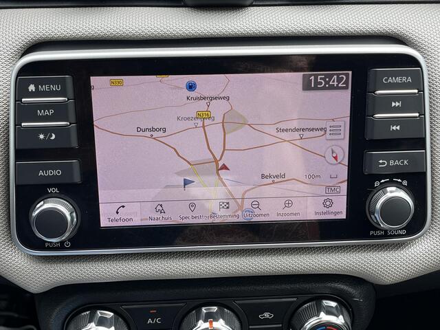 Nissan MICRA 1.0 IG-T N-Connecta / 100% Dealeronderhouden / Incl. Winterbanden Set / Trekhaak / Achteruitrijcamera / Cruise Control / Apple Carplay & Android Auto / Navigatie full map / Parkeersensoren achter / Airco / DAB Radio