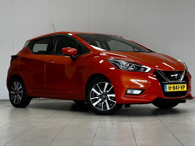 Nissan MICRA 1.0L Acenta/ LED Dagrijverl./ 16''LMV/ Stoelverw./ Camera/ DAB+/ Apple+Android/ Clima/ Navi/ Cruise/ Bluetooth/ Multi.LEDER.Stuur/ Elek.Pakket/ Isofix/ PDC Achter.