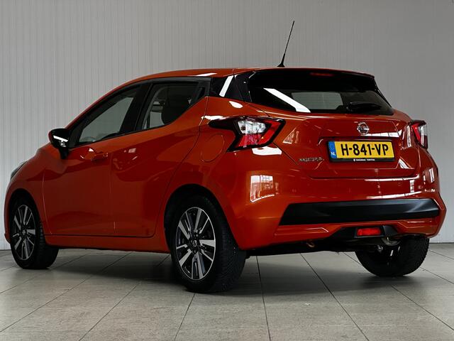 Nissan MICRA 1.0L Acenta/ LED Dagrijverl./ 16''LMV/ Stoelverw./ Camera/ DAB+/ Apple+Android/ Clima/ Navi/ Cruise/ Bluetooth/ Multi.LEDER.Stuur/ Elek.Pakket/ Isofix/ PDC Achter.