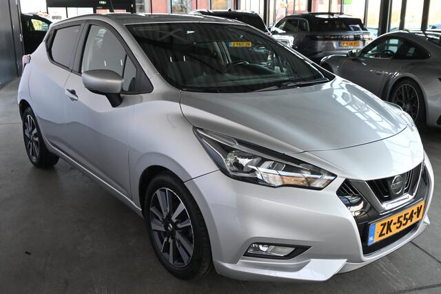 Nissan MICRA 1.0 IG-T N-Connecta Clima Navigatie LED Goed Onderhouden! Inruil Mogelijk!