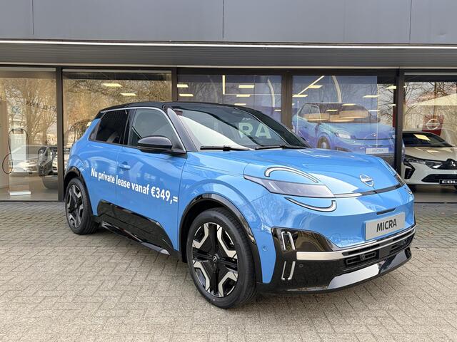 Nissan MICRA EVOLVE 52 kWh | Parkeersensoren voor- en achter | Achteruitrijcamera | Navigatiesysteem | Adaptieve Cruise Control | Apple CarPlay & Android Auto draadloos | Climate Control | Fabrieksgarantie