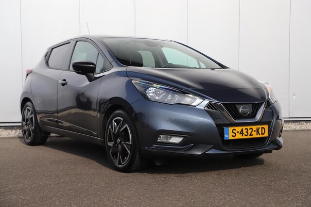 Nissan MICRA 1.0 IG-T N-Design BOSE Audio Navigatie Carplay Android Airco Cruise Control Parkeersensor 16 inch LMV All-season banden!