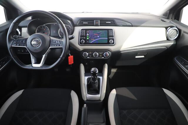 Nissan MICRA 1.0 IG-T N-Design BOSE Audio Navigatie Carplay Android Airco Cruise Control Parkeersensor 16 inch LMV All-season banden!