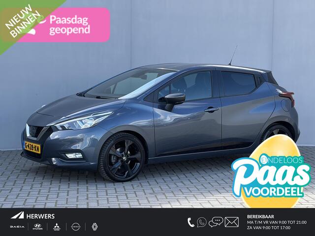 Nissan MICRA 1.0 IG-T N-Sport / Apple Carplay & Android Auto / Achteruitrijcamera / 100% dealer onderhouden / Cruise control / 17'' Lichtmetalen velgen / Navigatie
