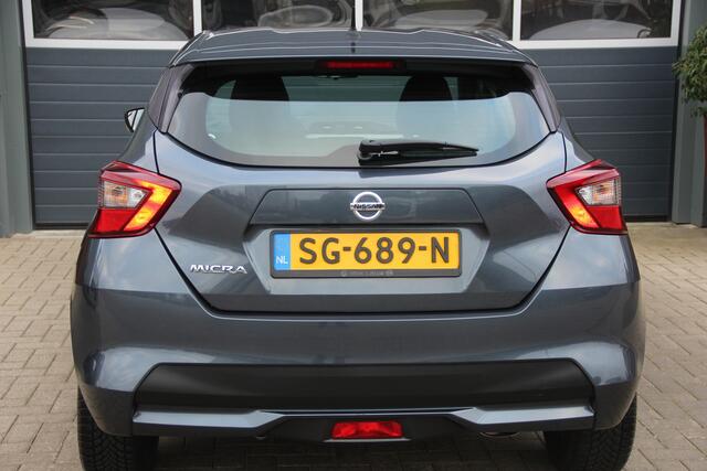 Nissan MICRA 0.9 IG-T Acenta | CarPlay | Airco | Cruise | Brake Assist | Rijbaan assist | Sportstuurwiel | LMV16'' | Rijdt erg zuinig | Zeer nette
