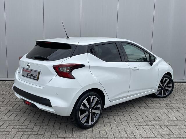 Nissan MICRA 0.9 IG-T Tekna Navigatie, Climate Control, LED Koplampen, Bose, 17"Lm, Stoelverwarming, Keyless, Achteruitrijcamera