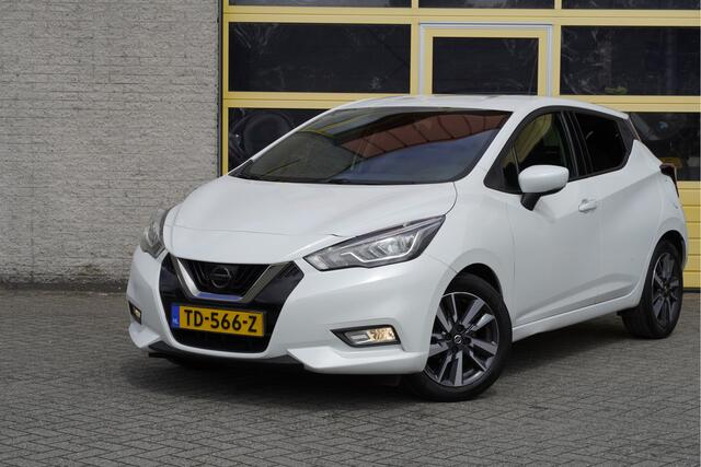 Nissan MICRA 0.9 IG-T 5drs N-Connecta BJ2018 Lmv 16" | Led | Pdc | Keyless entry | Achteruitrijcamera | Navi | Climate control | Cruise control | Verwarmde voorstoelen | Extra getint glas