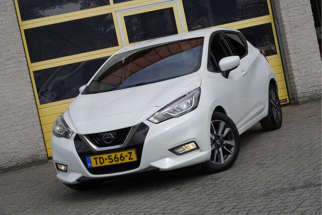 Nissan MICRA 0.9 IG-T 5drs N-Connecta BJ2018 Lmv 16" | Led | Pdc | Keyless entry | Achteruitrijcamera | Navi | Climate control | Cruise control | Verwarmde voorstoelen | Extra getint glas