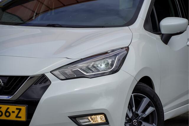 Nissan MICRA 0.9 IG-T 5drs N-Connecta BJ2018 Lmv 16" | Led | Pdc | Keyless entry | Achteruitrijcamera | Navi | Climate control | Cruise control | Verwarmde voorstoelen | Extra getint glas