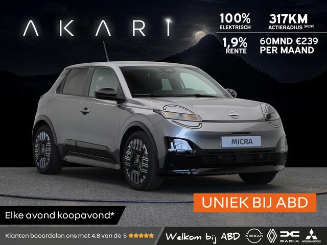 Nissan MICRA 40 kWh AKARI 120pk | Uniek bij ABD |