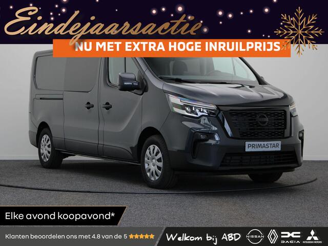 Nissan PRIMASTAR 2.0 dCi 170pk L2H1 | Dubbele Cabine | Achteruitrijcamera | 5 Jaar Fabrieksgarantie | Laadruimtepakket |