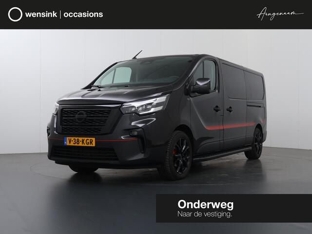 Nissan PRIMASTAR 2.0 dCi | L2 H1 | AUT. | 170 PK | SPORT | NL AUTO | LEREN BEKLEDING | 2X ZIJSCHUIFDEUR | NAVIGATIE | CRUISE | AIRCO | CAMERA | TREKHAAK | METALLIC | LED LAMPEN | CARPLAY EN ANDROID AUTO