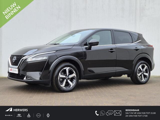 Nissan QASHQAI 1.3 MHEV Xtronic N-Connecta Automaat / Elektrische bedienbare achterklep / Trekgewicht 1400 Kg / Apple Carplay Android Auto / Cold Pack Stuur-, Stoel en Voorruitverwarming / Rondomzicht camera /