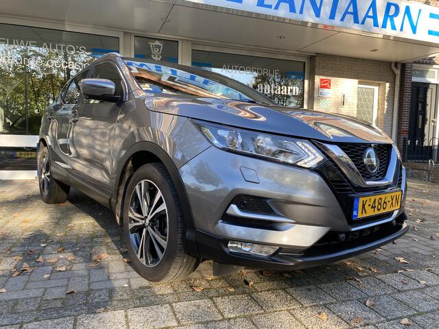 Nissan QASHQAI 1.3 DIG-T Tekna Navigatie/Cruisecontr./Panoramadak/Climatecontrole/Keyless Entry met Start/Led verl./L/M 19 Inch/Parkeer assistent met sensoren v+a/Stoelverw./Leder multifunction. stuur/Audio/CD met DAB /Kop
