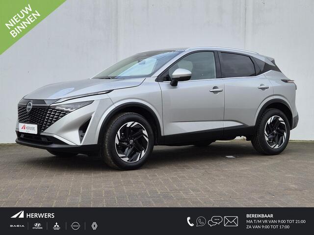 Nissan QASHQAI 1.3 MHEV Xtronic N-Connecta Automaat / Cold Pack / Nieuw model / Facelift / Apple Carplay Android Auto / Adaptief cruise control / Trekgewicht 1800 kg / Lichtmetalen wielen 18" /
