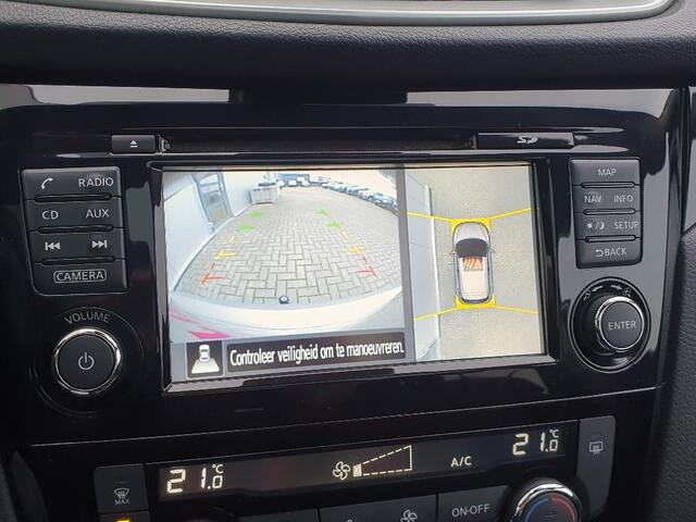 Nissan QASHQAI 1.6 DIG-T 163 Pk N-Connecta Navigatie, Panoramadak, 360 Camera, Climate Control, Cruise Control, Trekhaak, 18"Lm