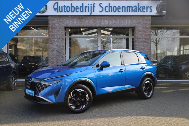 Nissan QASHQAI 1.3 MHEV Xtronic N-Connecta NW-MODEL! PRO-PILOT HALFLEER ACC 360-CAMERA RUIT/STUUR/STOELVERWARMING DAB CARPLAY 18"LMV GSM-LADER