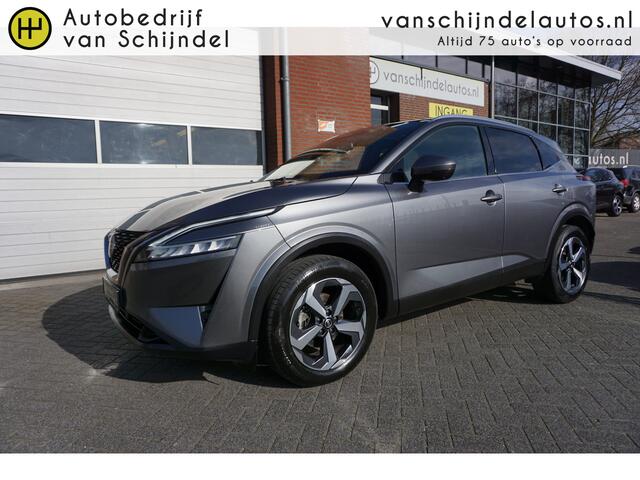 Nissan QASHQAI 1.3 MHEV 158PK XTRONIC TEKNA LUXE 360CAMERA PANORAMADAK ZWARTE HEMEL ELECTR.KLEP ADAPTIEVE CRUISE ANDROID-APPLECARPLAY NAVIGATIE KEYLESS PDC V+A ECC AIRCO 1/2LEDER ENZ...