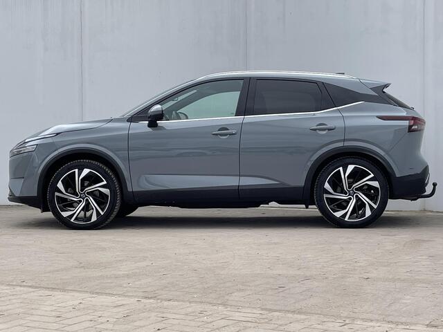 Nissan QASHQAI 1.3 MHEV Xtronic Tekna Plus / Panoramadak / Cruise Control Adaptief / Rondomzicht Camera / Lederen bekleding / Trekhaak (1800kg)