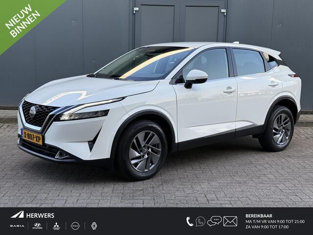 Nissan QASHQAI 1.3 MHEV Xtronic / Voorruitverwarming / Stuurverwarming / Stoelverwarming / Adaptieve Cruise Control / Apple CarPlay / Navigatie / 360 Graden Camera / All Season Banden