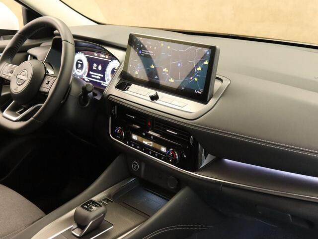 Nissan QASHQAI 1.3 MHEV Xtronic N-Connecta - NIEUW MODEL - GOOGLE MAPS NAVIGATIE - 360 GRADEN CAMERA - VOORSTOELEN VERWARMD - STUUR VERWARMD - KEYLESS ENTRY/ START - PARKEERSENSOREN VOOR/ ACHTER - VOLLEDIG DIGITAAL DASHBOARD - 18 INCH LICHT METALEN VELGEN -