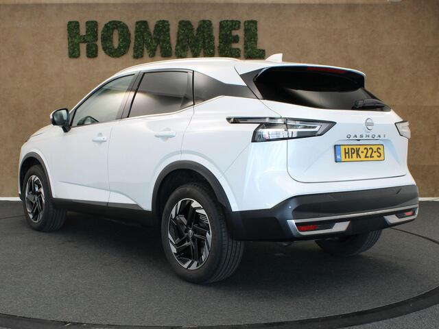 Nissan QASHQAI 1.3 MHEV Xtronic N-Connecta - NIEUW MODEL - GOOGLE MAPS NAVIGATIE - 360 GRADEN CAMERA - VOORSTOELEN VERWARMD - STUUR VERWARMD - KEYLESS ENTRY/ START - PARKEERSENSOREN VOOR/ ACHTER - VOLLEDIG DIGITAAL DASHBOARD - 18 INCH LICHT METALEN VELGEN -