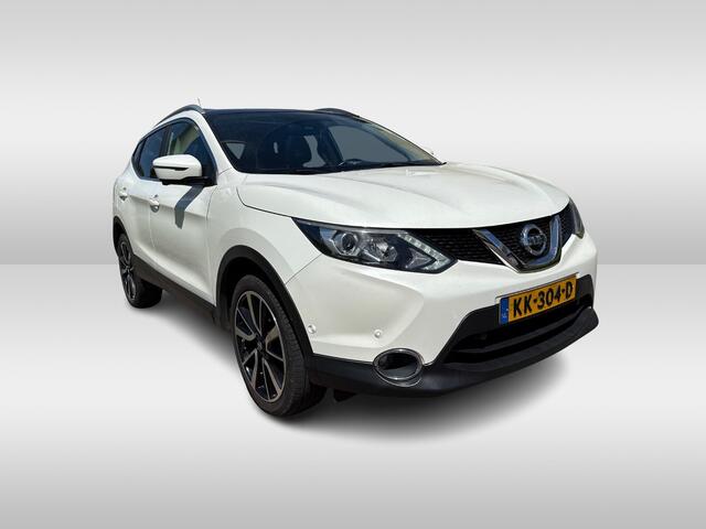 Nissan QASHQAI 1.6 Tekna / Trekhaak / Panoramadak / 360Camera / Leder / Navigatie / Keyless / Dodehoek / Cruise Control / 19'' / Stoelverwarming