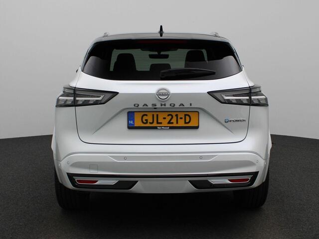 Nissan QASHQAI 1.5 e-Power N-Design | Stuur- voorruit- en stoelverwarming | Apple Carplay & Android Auto | 360 camera | Parkeersensoren | Two Tone | LMV | Google Maps NAVI | Leder | Cold Pack