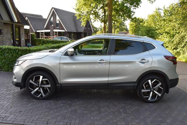 Nissan QASHQAI 1.3 DIG-T Tekna AUT. 43DKM! LEER, ADAPT, TREKHAAK.