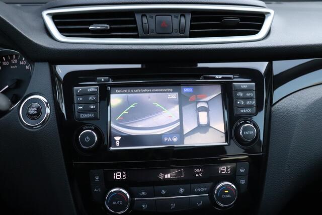 Nissan QASHQAI 1.2 Tekna AUT | LEDER | PANO-DAK | 360° CAMERA | TREKHAAK | CRUISE | NAVI |