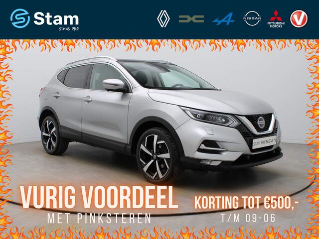 Nissan QASHQAI 160pk DIG-T Tekna AUTOMAAT 360° Camera | Leder | Navi | Panoramadak | Stoelverwarming | 19" Velgen
