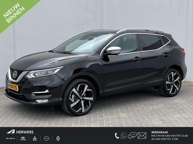 Nissan QASHQAI 1.3 DIG-T Tekna + / Panorama-dak / Apple Carplay & Android Auto / 360° Camera / Keyless Entry & Start / Voorruit- en Stoelverwarming voor / Navigatie full map / Geheugen-set bestuurdersstoel / Bose Premium Audio / Parkeersensoren voor en achter /