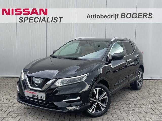 Nissan QASHQAI 1.2 N-Connecta Automaat Navigatie, Panoramadak, Leder, 360 Camera, 18" Lm, Cruisecontrol, Climate Control,