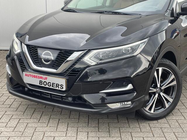 Nissan QASHQAI 1.2 N-Connecta Automaat Navigatie, Panoramadak, Leder, 360 Camera, 18" Lm, Cruisecontrol, Climate Control,