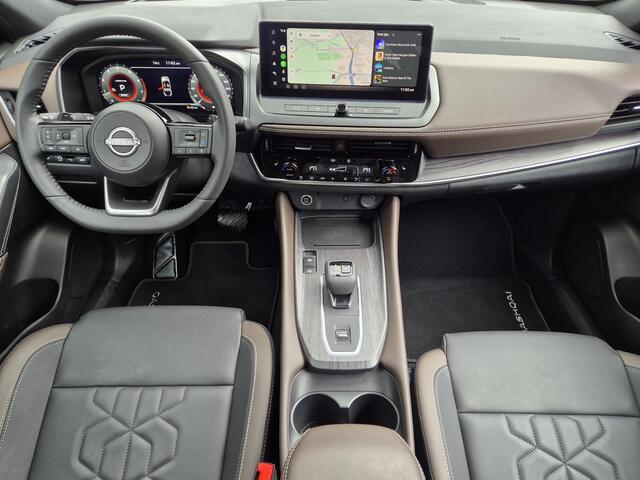 Nissan QASHQAI 1.3 MHEV Xtronic Tekna Automaat / Nieuw model / Facelift / Cold Pack / HUD / Trekgewicht 1800 Kg / Elektrische achterklep / Stuur- en Stoelverwarming / Adaptief cruise control /