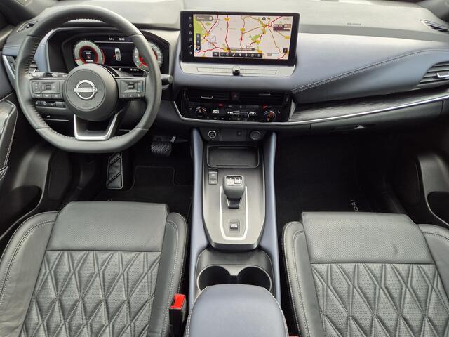 Nissan QASHQAI 1.3 MHEV Xtronic Tekna Plus Automaat / Cold pack / HUD / Trekgewicht 1800 kg / Panoramadak / Stuur- en stoelverwarming / Elektrische achterklep / Rondomzicht camera / Adaptief cruise control /